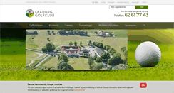 Desktop Screenshot of faaborggolfklub.dk
